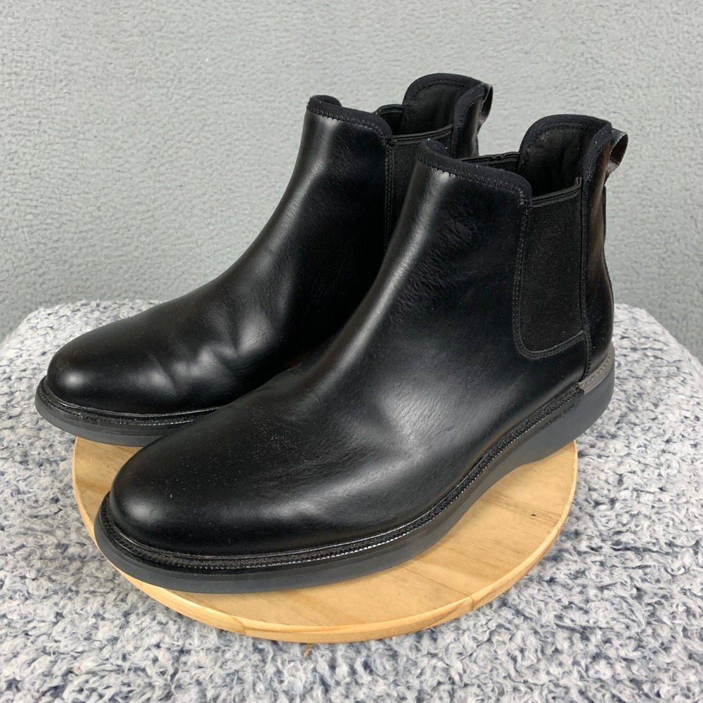 Cole Haan Grand 360 Chelsea Boot Mens 11.5 Black Leather Ankle Waterproof C34116
